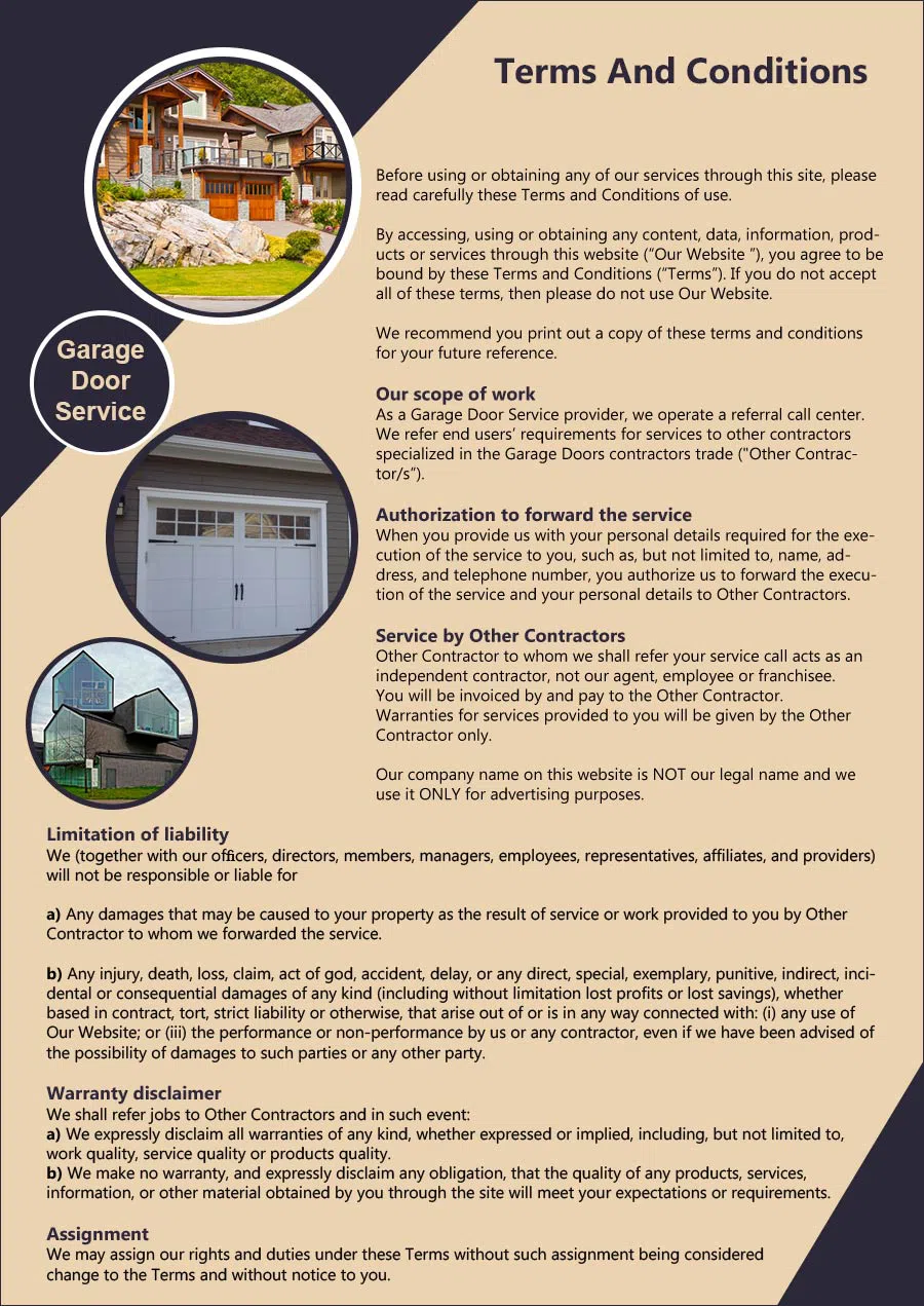 Garage Door Mobile Service Springfield Township, NJ 973-513-7001